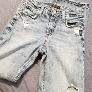 Silver Jeans Light Blue Boot Cut Jeans